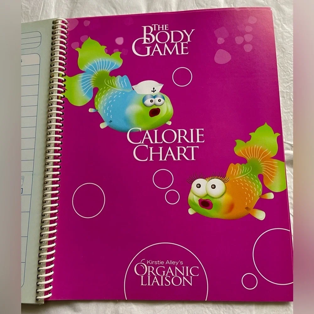 New! Rare The Body Game Kirstie Alley Organic Liaison Colorful Cookbook Recipes